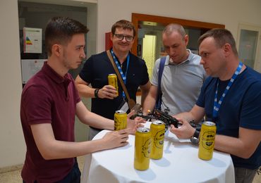 Participants from Ukraine with a Drone