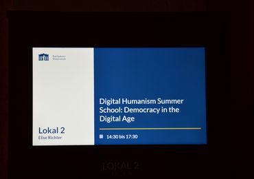 Group Session at the Austrian Parliament