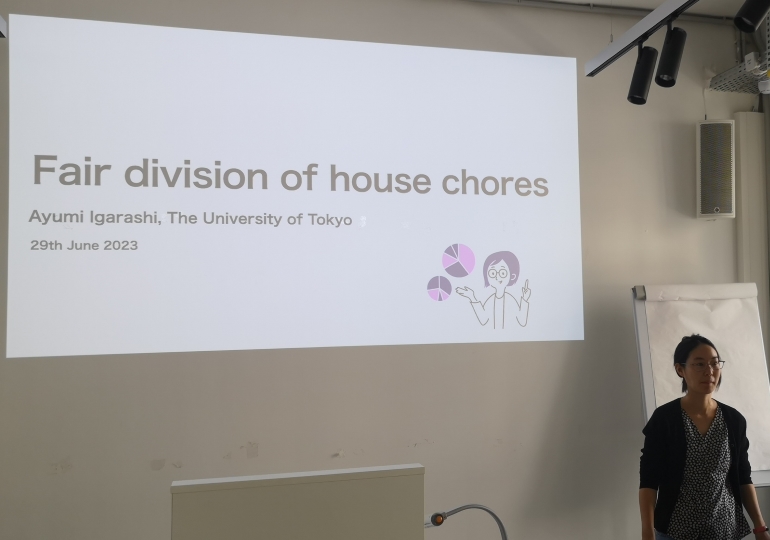 CAIML Colloqium with Ayumi Igarashi: “Fair division of house chores”