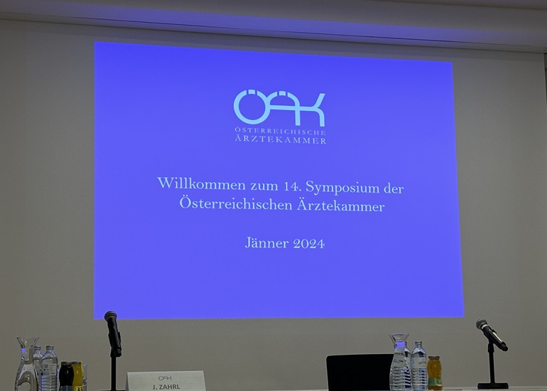 Presentation at Symposium of the Austrian Medical Association