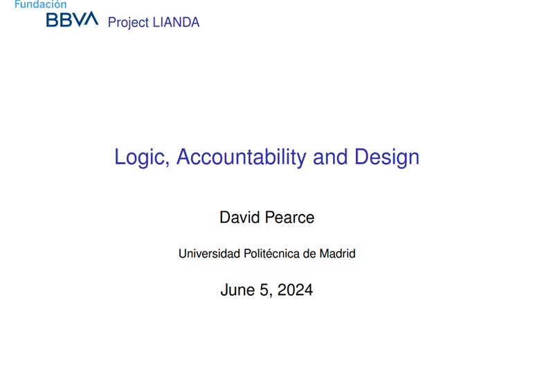 Logic, Accountability and Design