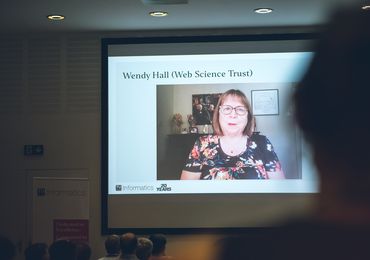 Video message by Dame Wendy Hall — Picture: Amélie Chapalain / TU Wien Informatics