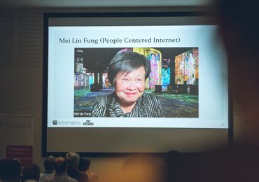 Video message by Mei Lin Fung — Picture: Amélie Chapalain / TU Wien Informatics