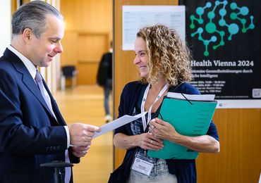 Oliver Kimberger before the start of the conference — Picture: MedUni Wien / Marko Kovic