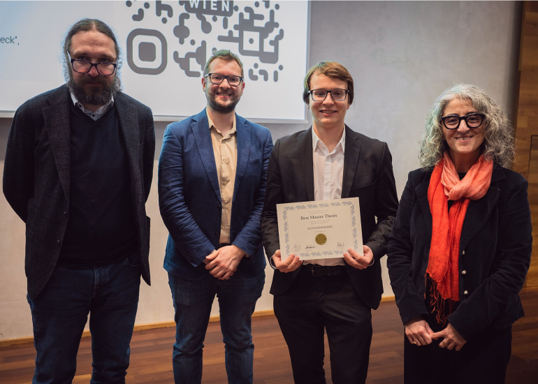 Congratulations to Alexander Beiser, Winner of the Best Master Thesis Award 2025!