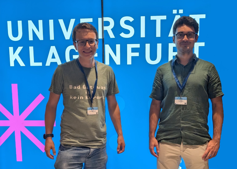 Kaan Unalan and Alexander Beiser present at LPNMR 2026 in Klagenfurt