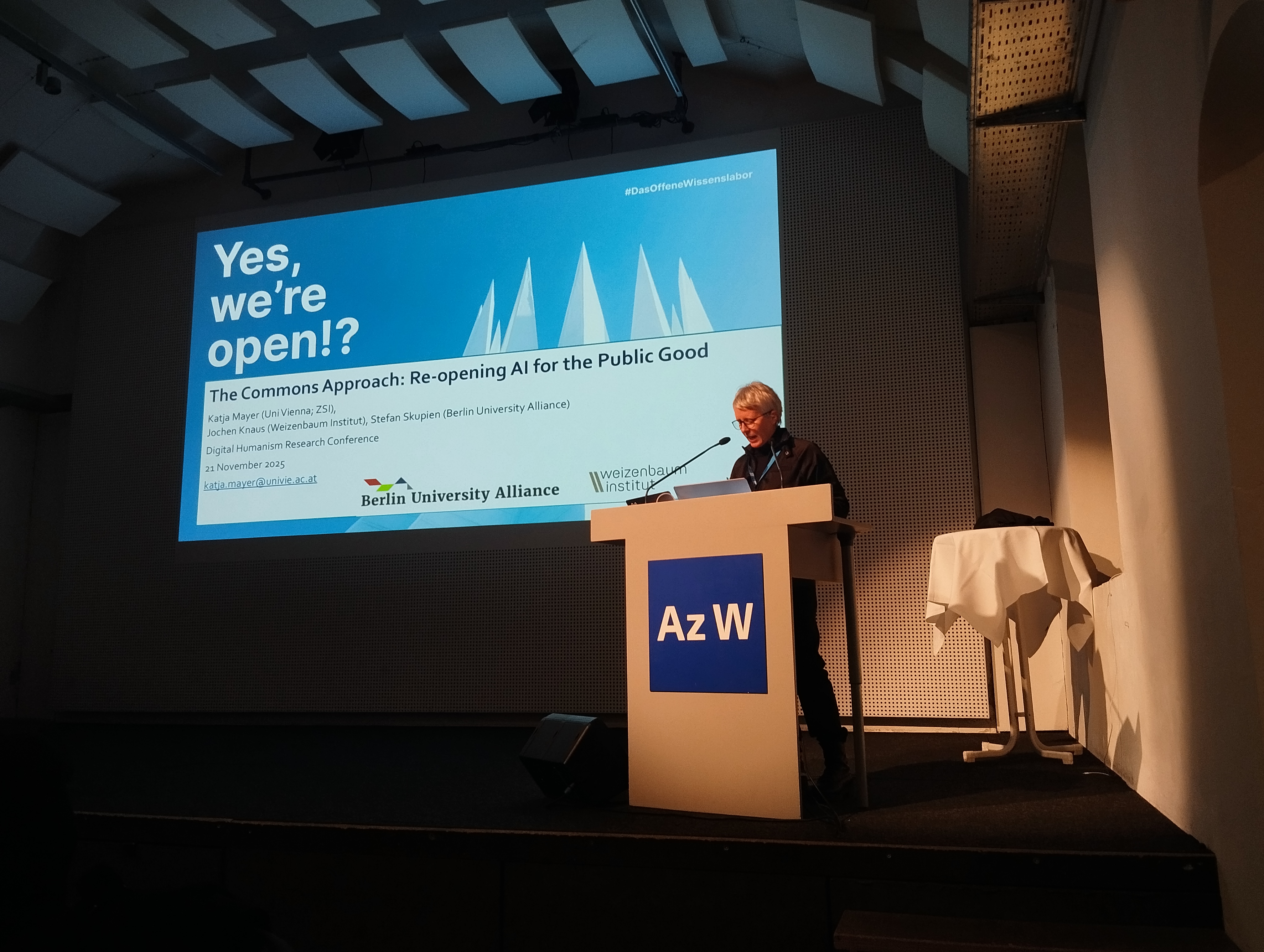 DigHum Conference: “The Commons Approach: A Proposal for a Digital Humanist Agenda to (Re)Open Artificial Intelligence”