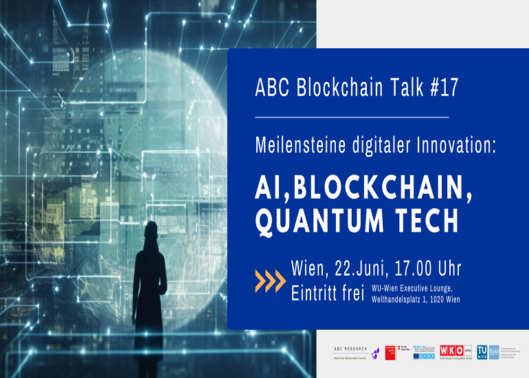 Blockchain Talk “Milestones of digital Innovation: AI, Blockchain, Quantum Tech”